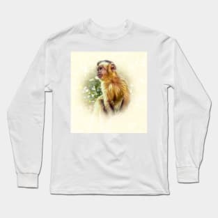 Tufted capuchin Long Sleeve T-Shirt